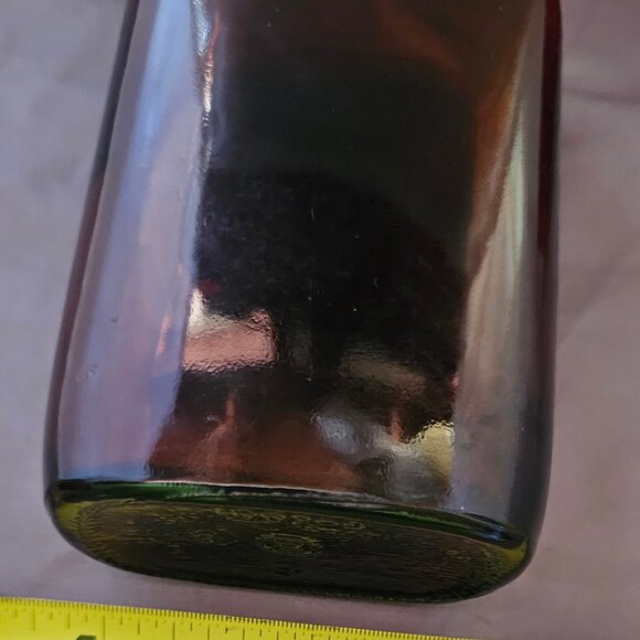 Vintage Brown Amber Glass Medicine Bottle Collectible Preowned Condition - Picture 6 of 6